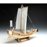 画像: ウッディジョー (NO.655) 1/72 菱垣廻船 木製模型 組立キット 