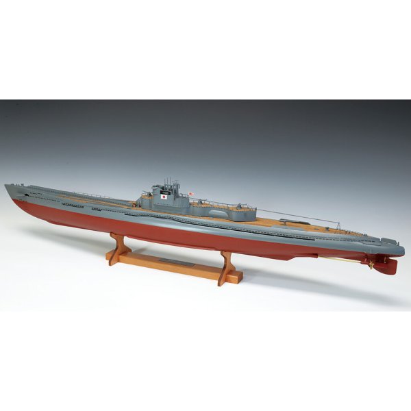 画像1: ウッディジョー (NO.168) 1/144 伊400 日本特型潜水艦 木製模型 組立キット  (1)