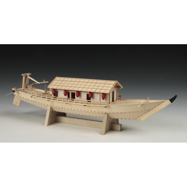 画像1: ウッディジョー (NO.657) 1/24 屋形船 木製模型 組立キット  (1)