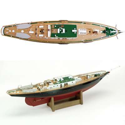 画像2: ウッディジョー (NO.653) 1/75 サー・ウィンストン・チャーチル 木製模型 組立キット