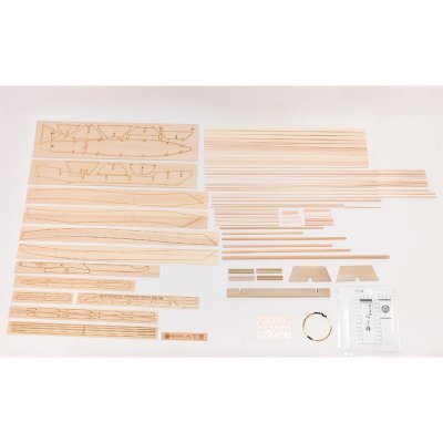 画像3: ウッディジョー (NO.157) 1/24 八丁櫓 木製模型 組立キット