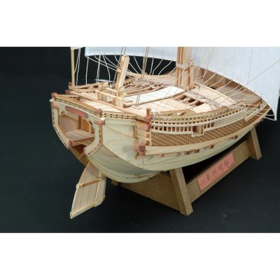画像2: ウッディジョー (NO.655) 1/72 菱垣廻船 木製模型 組立キット