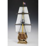 画像: ウッディジョー (NO.662) 1/160 ビクトリー カットモデル（帆付）木製模型 組立キット 