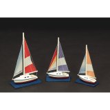 画像: ウッディジョー (NO.667) ミニ帆船 No.5　ミニヨットセット 木製模型 組立キット