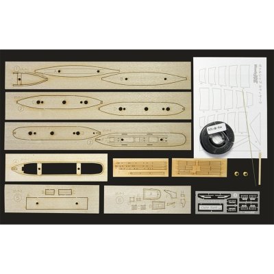 画像3: ウッディジョー (NO.134) ボトルシップ No.4 カティサーク 木製模型 組立キット 