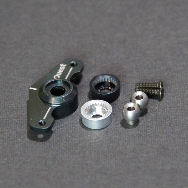画像1: クエスト QH0093 アルミサーボホーン type Ｄ24mm 【メーカー直送になります】   (1)
