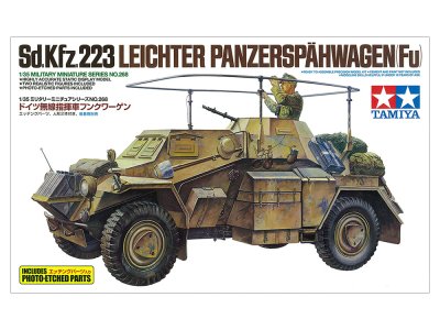 画像1: タミヤ(35268)1/35 ドイツ無線指揮車 フンクワーゲン (エッチングパーツ付き)