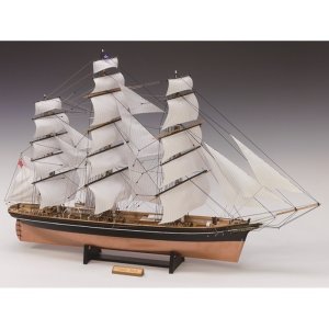 画像: ウッディジョー (NO.647) 1/100 カティサーク (帆付)木製模型 組立キット