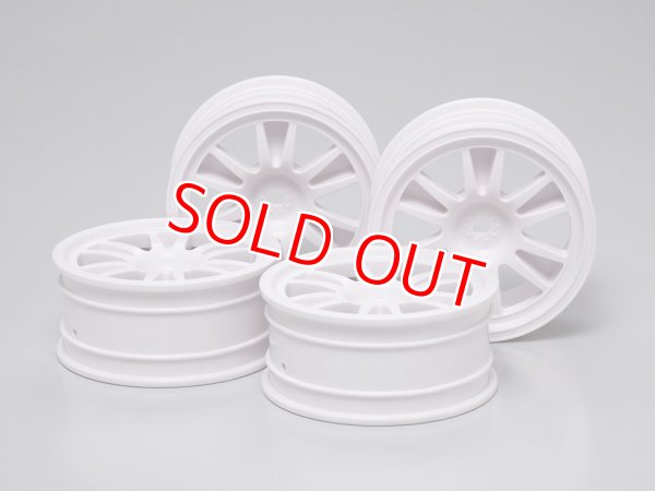 画像1: タミヤ（51299）SP.1299  ミディアムナロー 12本スポークホイール  4本 （24mm・+2）【ネコポス便対応】   (1)