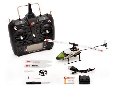 画像2: ハイテック XK製 K100 6CH 3D6Gシステムヘリコプター (100g未満で無人航空機の登録申請不要)