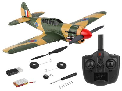 画像2: ハイテック XK製  A220 P-40 ファイター (100g未満で無人航空機の登録申請不要)   