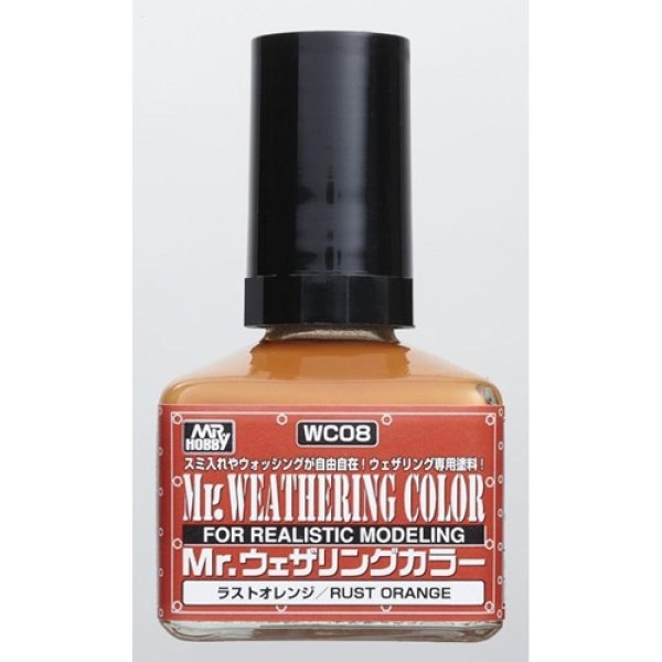画像1: クレオス  (WC08)   Mr.ウェザリングカラー (ラストオレンジ) 40ml     (1)