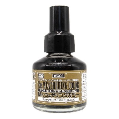 画像1: クレオス Mr.ウェザリングカラー マルチブラック 40ml