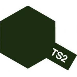 画像: タミヤ TS-2 カラー スプレー (ダークグリーン)   