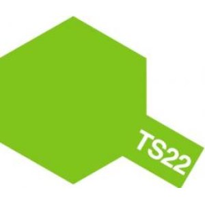 画像: タミヤ TS-22 カラー スプレー (ライトグリーン つやあり )   
