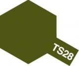 画像: タミヤ TS-28 カラー スプレー (オリーブドラブ 2 つや消し)    