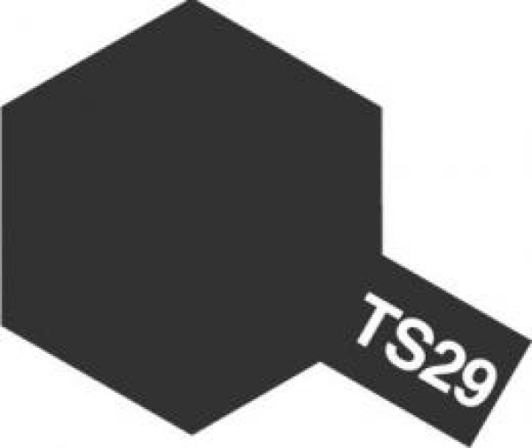 画像1: タミヤ（85029）TS-29 セミグロス ブラック  ( 半つや消し)    (1)