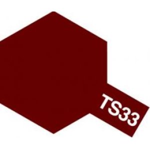 画像: タミヤ TS-33 カラー スプレー (ダルレッド つや消し)    