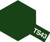 画像: 旧価格 タミヤ TS-43 カラー スプレー (レーシンググリーン つやあり)   