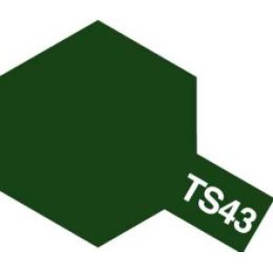 画像: 旧価格 タミヤ TS-43 カラー スプレー (レーシンググリーン つやあり)   