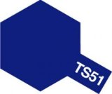 画像: タミヤ TS-51 カラー スプレー (レーシングブルー つやあり)    