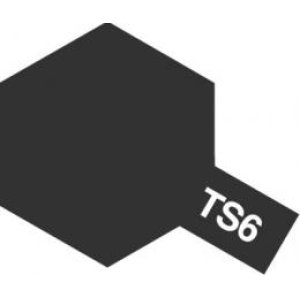 画像: タミヤ TS-6 カラー スプレー (マットブラック)  