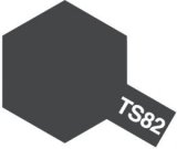 画像: タミヤ（85082）TS-82 ラバーブラック (つや消し)   