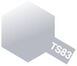 画像: タミヤ TS-83 カラー スプレー (メタルシルバー つやあり)    