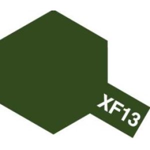 画像: タミヤ（81713）アクリルミニ XF-13 濃緑色  