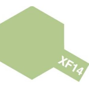 画像: タミヤ（81714）アクリルミニ XF-14 明灰緑色  