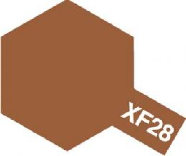 画像1: タミヤ（81728）アクリルミニ XF-28 ダークコッパー   (1)