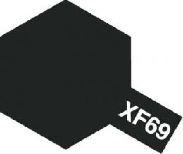 画像1: タミヤ（81769）アクリルミニ XF-69 NATOブラック   (1)