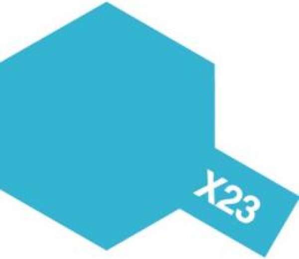画像1: タミヤ（81523）アクリルミニ X-23 クリヤーブルー   (1)
