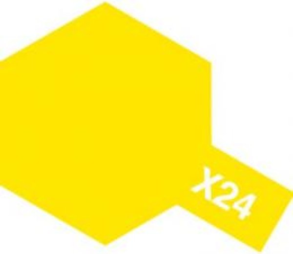 画像1: タミヤ（81524）アクリルミニ X-24 クリヤーイエロー   (1)