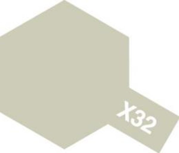 画像1: タミヤ（81532）アクリルミニ X-32 チタンシルバー   (1)