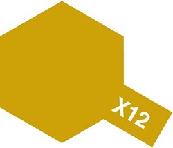 画像1: タミヤ（80012）エナメル X-12 ゴールドリーフ  