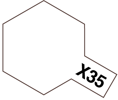 画像1: タミヤ（81535）アクリルミニ X-35 セミグロスクリヤー　　