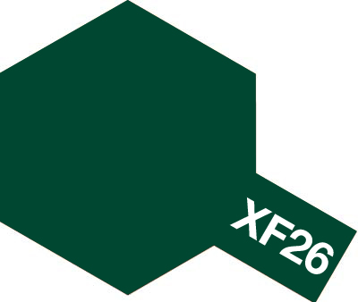 画像1: タミヤ（80326）エナメル XF-26 ディープグリーン  