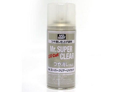 画像1: GSIクレオス  (B523)  Mr.スーパークリアー UVカット（溶剤系スプレー）つや消し  