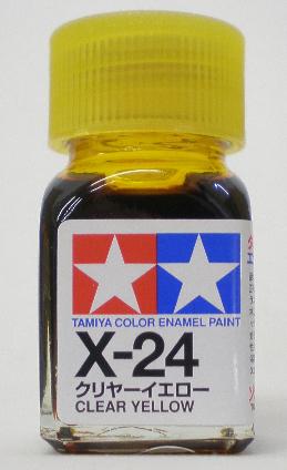 画像: タミヤ（80024）エナメル X-24 クリヤーイエロー  