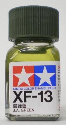 画像: タミヤ（80313）エナメル XF-13 濃緑色  