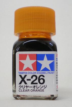 画像: タミヤ（80026）エナメル X-26 クリヤーオレンジ  