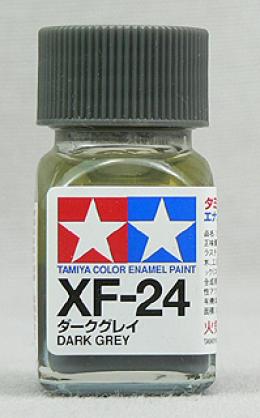 画像: タミヤ  (80324)  エナメルカラー (XF-24)  ダークグレイ  