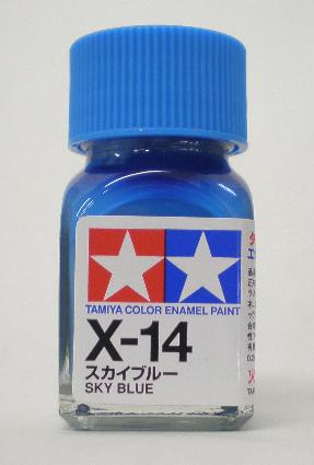 画像: タミヤ（80014）エナメル X-14 スカイブルー  