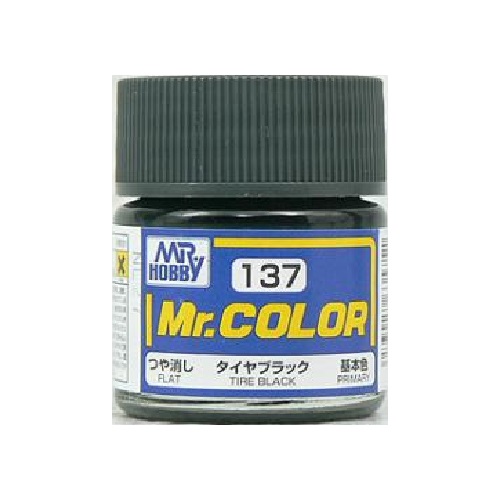 画像1: GSIクレオス (C137) Mr.カラー (タイヤブラック) つや消し  	