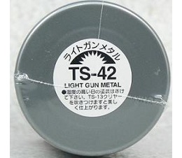 画像1: タミヤ TS-42 カラー スプレー (ライトガンメタル つやあり)    