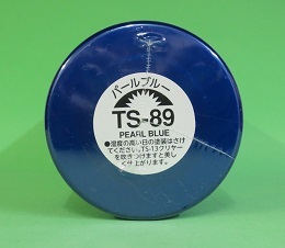 画像1: タミヤ TS-89 カラー スプレー (パールブルー つやあり)    
