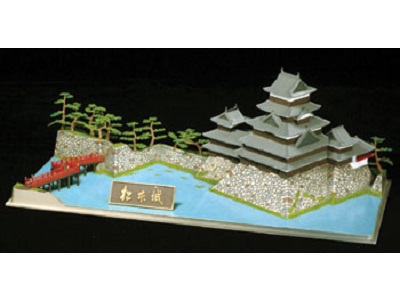 画像: 童友社 (S24)  1/350  松本城  (日本の名城プラモデル)  