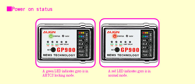 画像: ALIGN 250-700クラス用  GP900 ヘディングロックジャイロ    