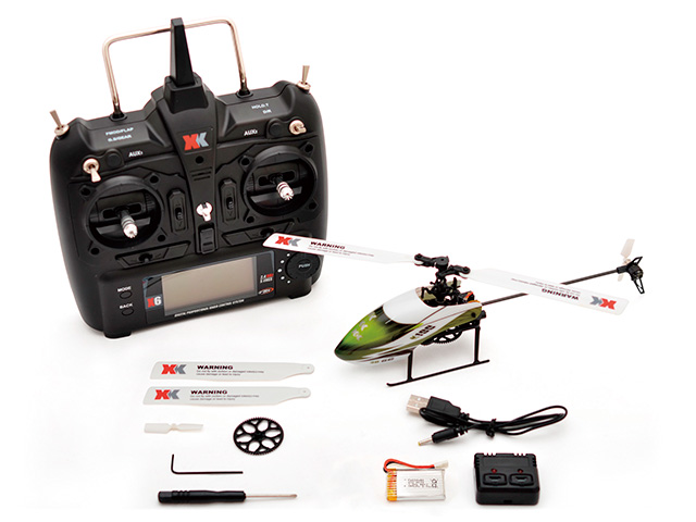 画像: ハイテック K100  (プロポ付)  6CH 3D6Gシステム ヘリコプター  (XK製 完成品)          